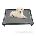 Evated pet bed for outdoor use raised bed